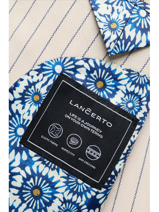 Lancerto Lancerto Marynarka Orgosolo MA131126000027 Beżowy Regular Fit