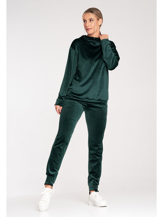 FIGL FIGLFIGL Felpa M745 Verde Regular Fit