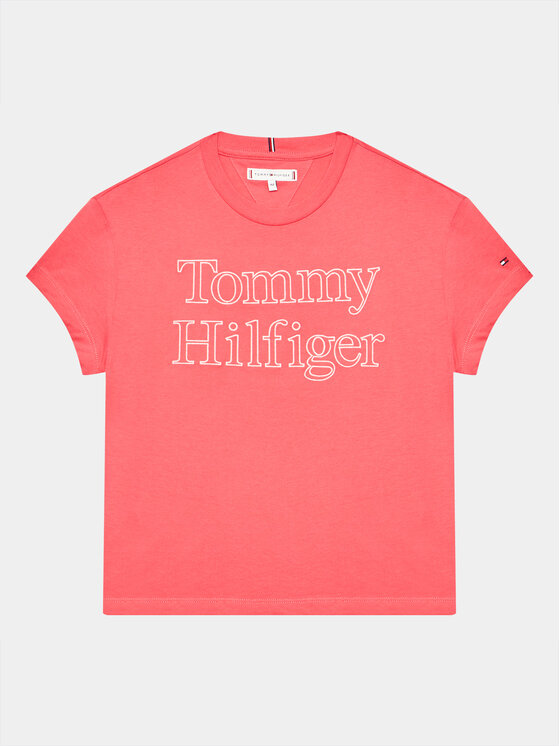 Tommy Hilfiger T-shirt KG0KG07264 D Ružičasta Regular Fit