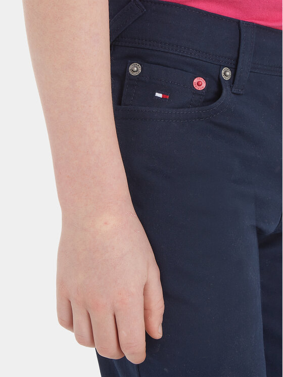 Tommy Hilfiger Tommy Hilfiger Pantaloni di tessuto Scanton KB0KB08470 S Blu scuro Regular Fit