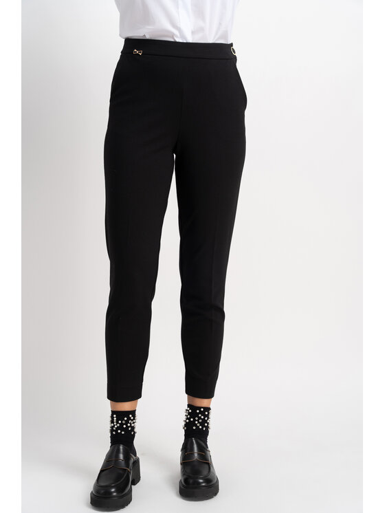 CLICK CLICK Παντελόνι γυναικείο 30-323 Μαύρο Anatomic Fit