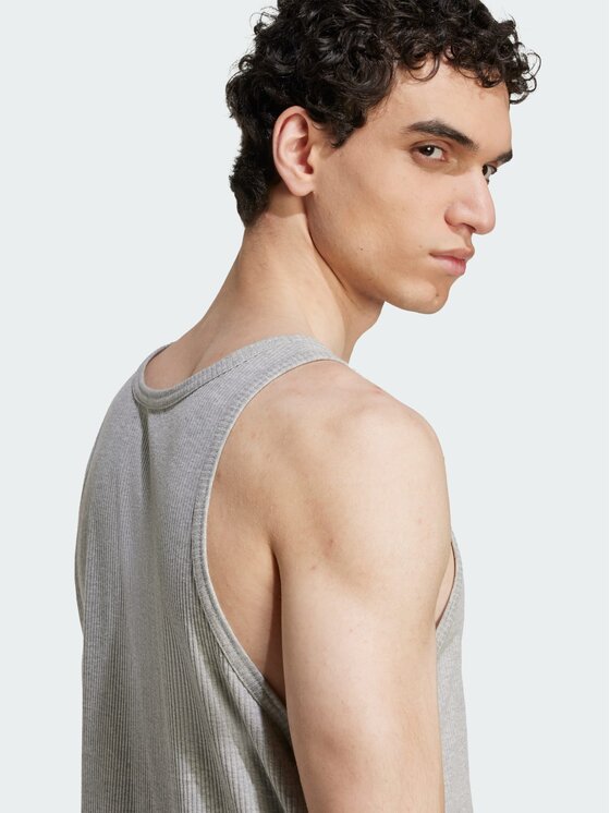 adidas adidas Tank top 134059 Szary Regular Fit