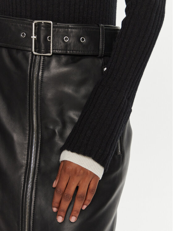 PINKO Pinko Rollkragenpullover Kanaani 104344 A278 Schwarz Regular Fit