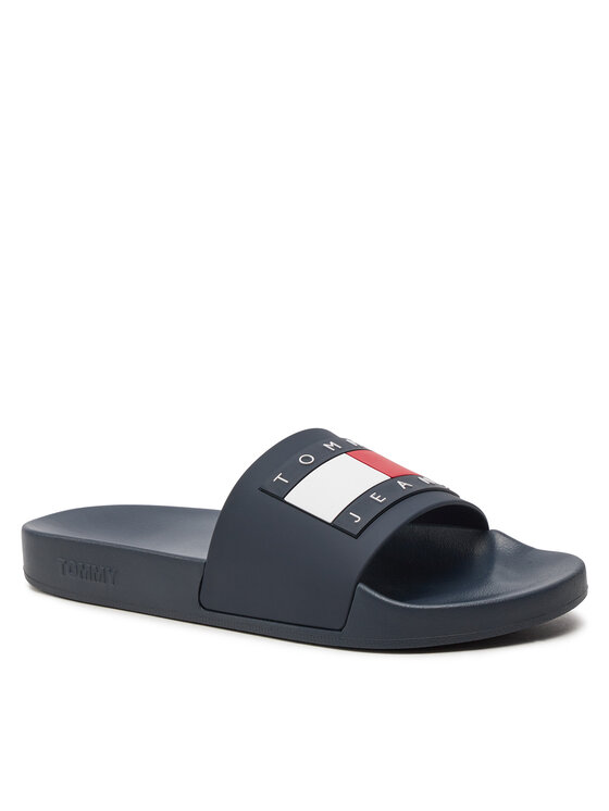 Tommy Jeans Tommy Jeans Šľapky Pool Slide Ess EM0EM01191 Tmavomodrá