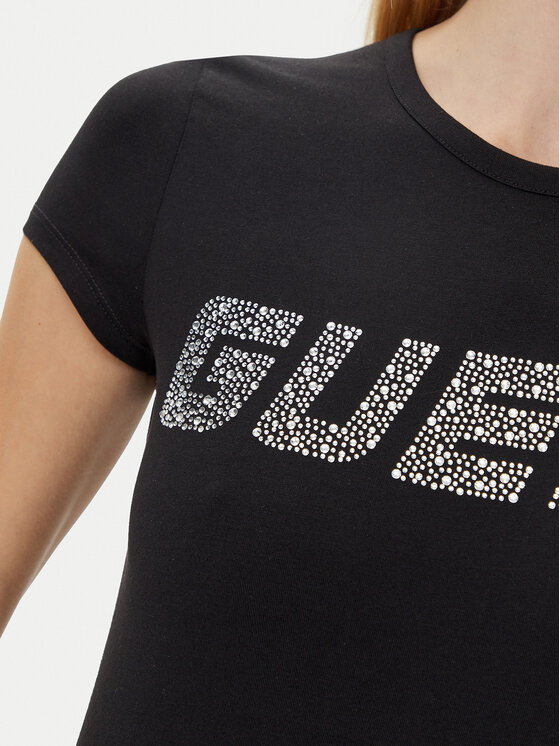 Guess Guess Póló V5GI20 J1314 Fekete Regular Fit