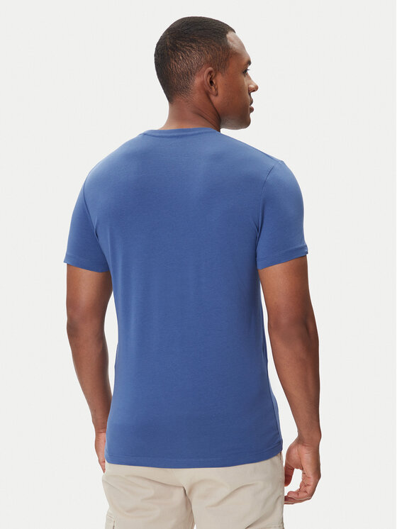 Pepe Jeans Pepe Jeans Majica Original Stretch N PM5010132 Mornarsko modra Regular Fit