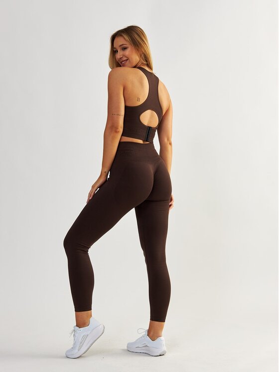 BeShaped BeShaped Legíny Modelujące Body Boost Hnedá Shaping Fit