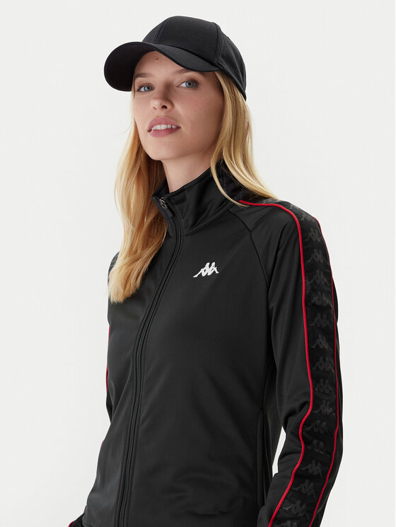 Kappa Kappa Felpa 301PSC0 Nero Slim Fit