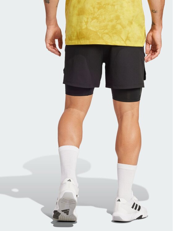 adidas adidas Szorty sportowe 143571 Czarny Slim Fit
