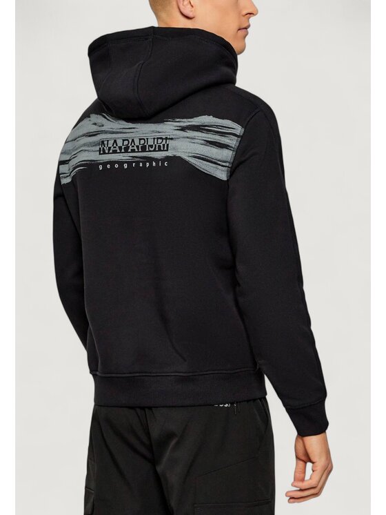 Napapijri Napapijri Felpa B-BACK GRAPHIC H Nero Modern Fit