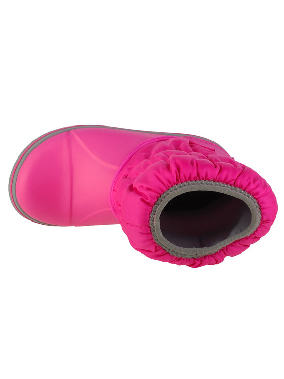 Crocs Crocs Śniegowce Winter Puff Boot Kids Różowy