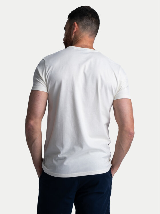 Petrol Industries Petrol Industries T-shirt M-1040-TSR002 Bijela Slim Fit