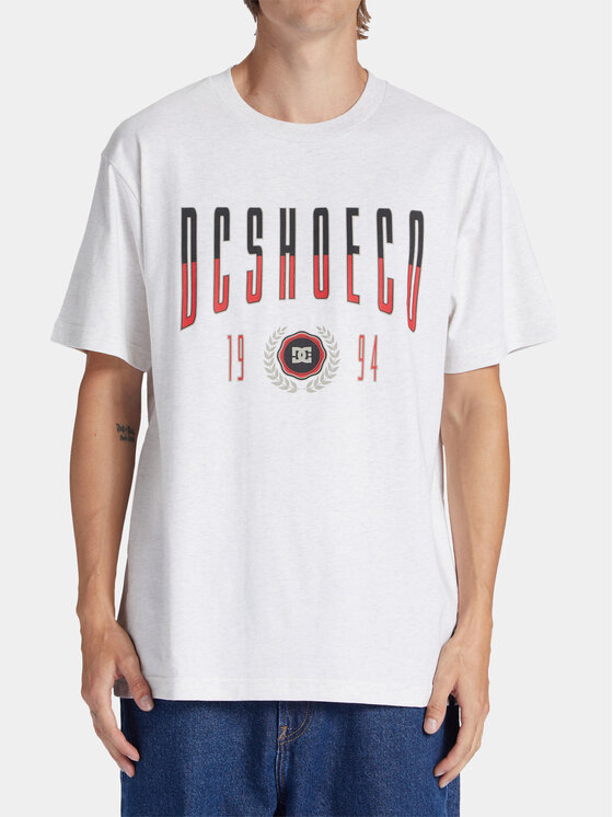 DC Shoes DC Shoes Tricou Dropout Tees ADYZT05304 Alb Regular Fit