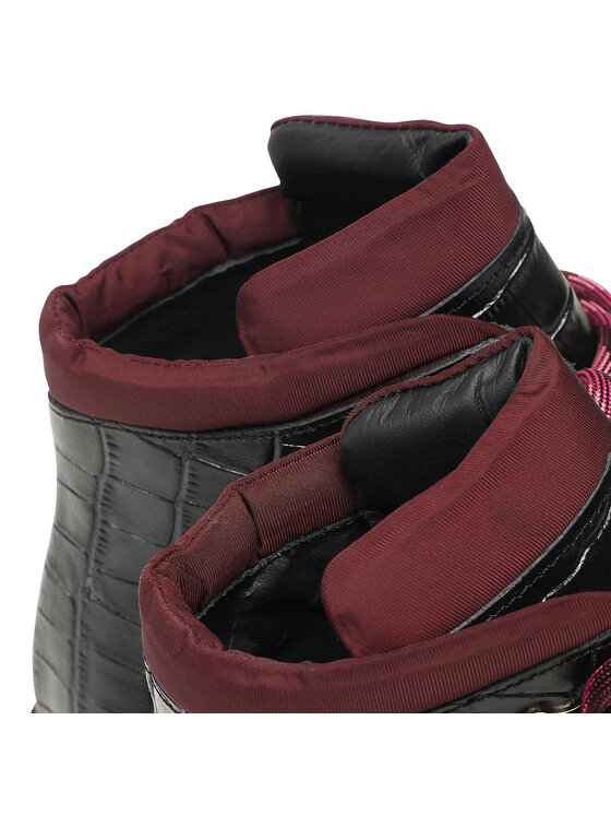 PINKO Pinko Trapper stila apavi Zenzero Scarpa AI 22-23 BLKS1 1H2134 A07K Melns