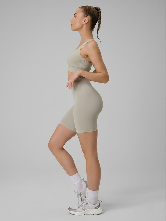 4F 4F Szorty sportowe MULTI ACTIVE Kremowy Slim Fit