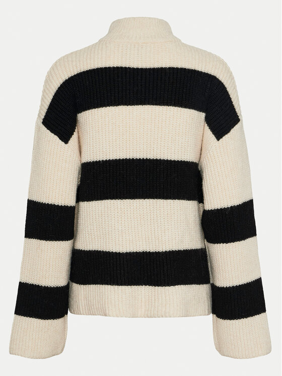 Pieces Pieces Sweter Nalini 17151182 Beżowy Regular Fit