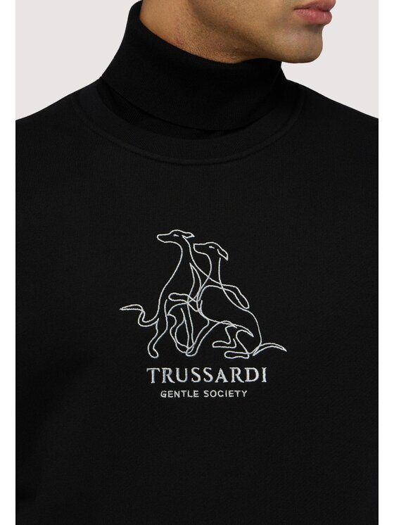 Trussardi Trussardi Felpa G8088100037N033 Nero Regular Fit