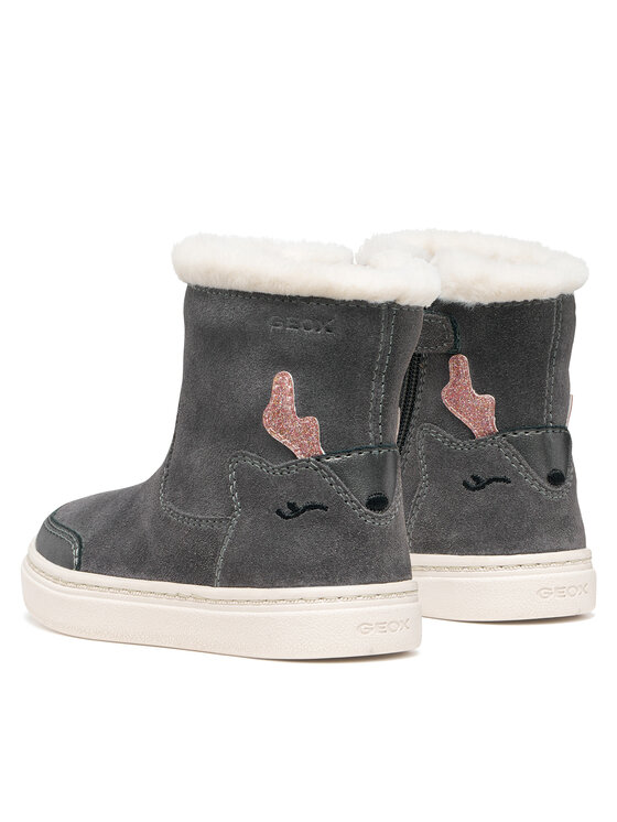 Geox Geox Stiefel B Nashik Girl B663HA 022NF C9002 M Dunkelgrau