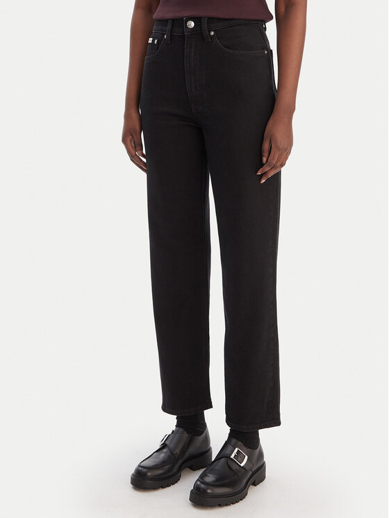Calvin Klein Jeans Calvin Klein Jeans Jeansy LV047E734G Černá Taper Fit