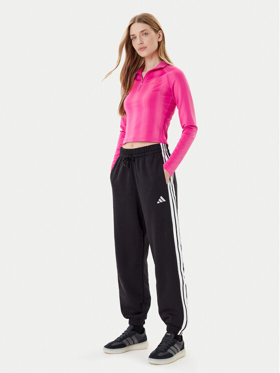 adidas adidas Μπλούζα Half-Zip Graphic Football JW3638 Ροζ Regular Fit