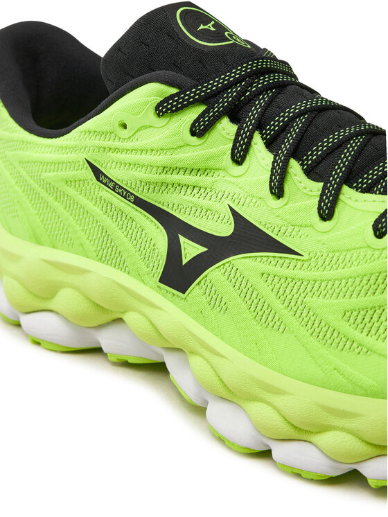 Mizuno Mizuno Взуття для бігу Wave Sky 8 J1GC2402 Зелений