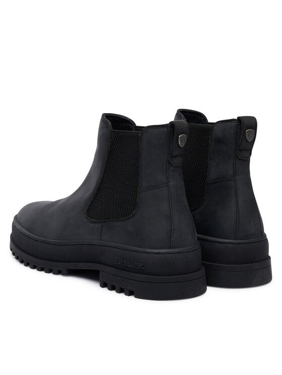 Blauer Blauer Ghete Jodhpur F5IUKA02/LEA Negru