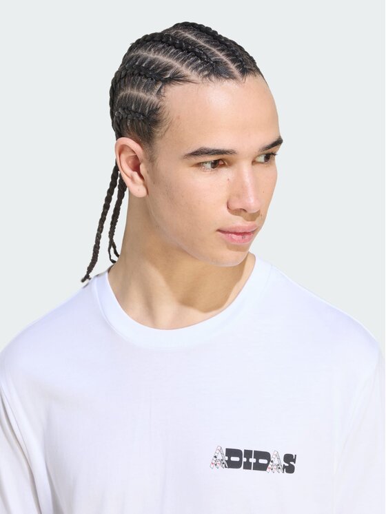 adidas adidas T-Shirt 165585 Biały Regular Fit