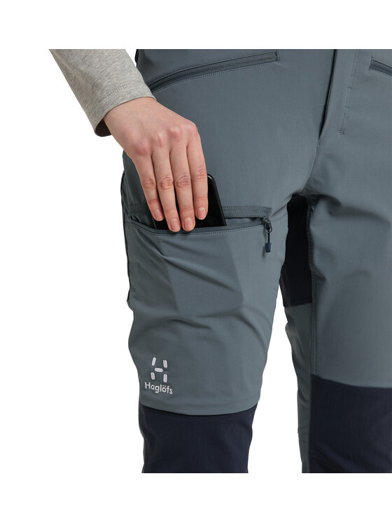 Haglöfs Haglöfs Spodnie materiałowe Mid slim Szary Active Fit