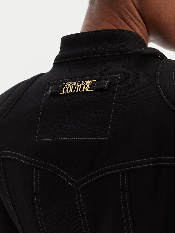 Versace Jeans Couture Versace Jeans Couture Jeansová bunda 80HAS458 DT037 Černá Slim Fit