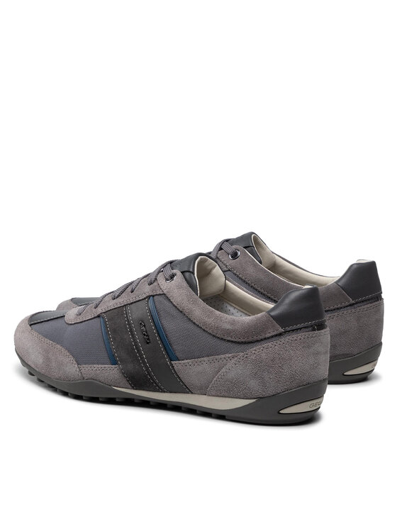 Geox Geox Сникърси U Wells C U52T5C 02211 C9002 Сив