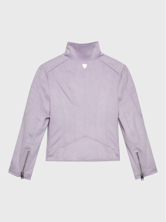 Guess Guess Jacke aus Kunstleder J1BL30 WE0L0 Violett Regular Fit