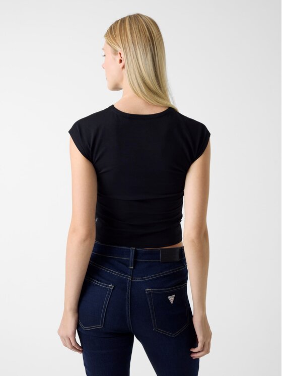 Guess Jeans Guess Jeans T-Shirt 180636 Černá Classic Fit
