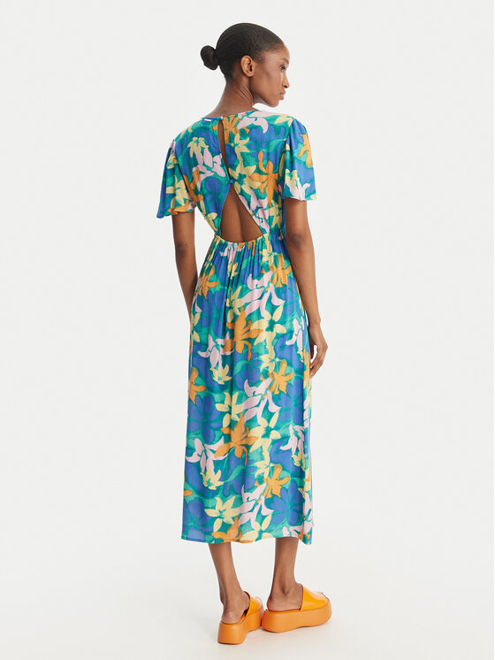 Billabong Billabong Sukienka letnia Jet Set EBJWD00134 Niebieski Regular Fit