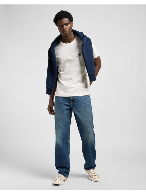 Lee Lee Jeansy ASHER Niebieski Loose Fit