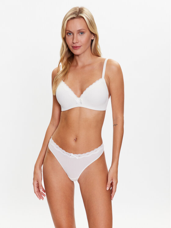Hunkemöller Hunkemöller Στρίνγκ Lola 192193 Λευκό
