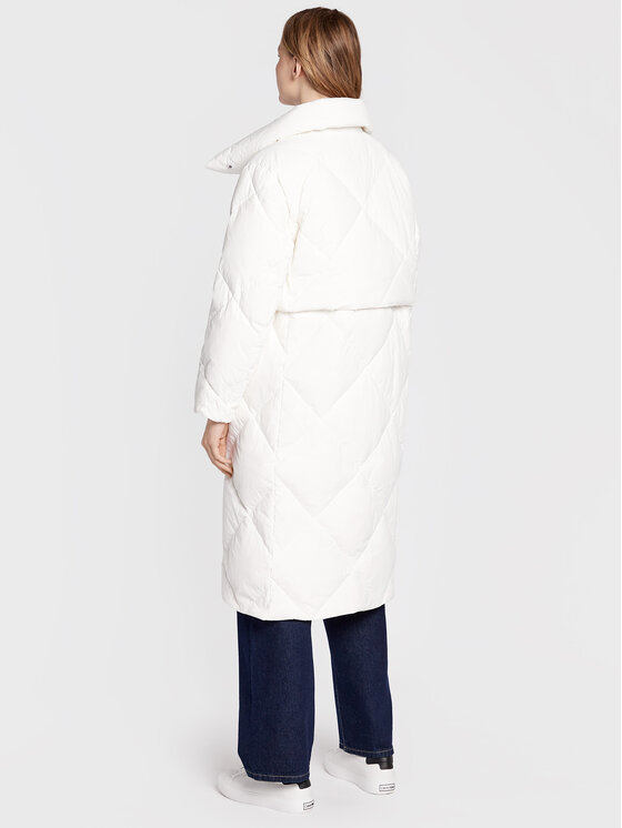 Calvin Klein Calvin Klein Пухено яке Transform K20K204632 Бял Regular Fit