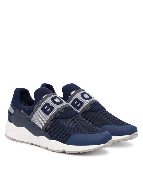 BOSS BOSS Sneakersy J52556 S Granatowy