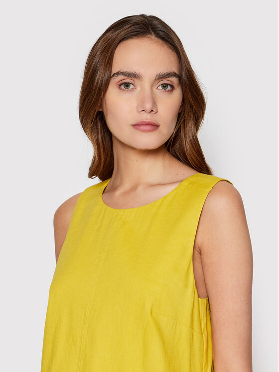 Marella Marella Φόρεμα καλοκαιρινό Yak 32213022 Κίτρινο Regular Fit