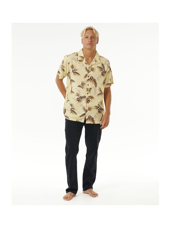 Rip Curl Rip Curl Koszula Surf Revival Floral S/S Shirt Żółty Regular Fit