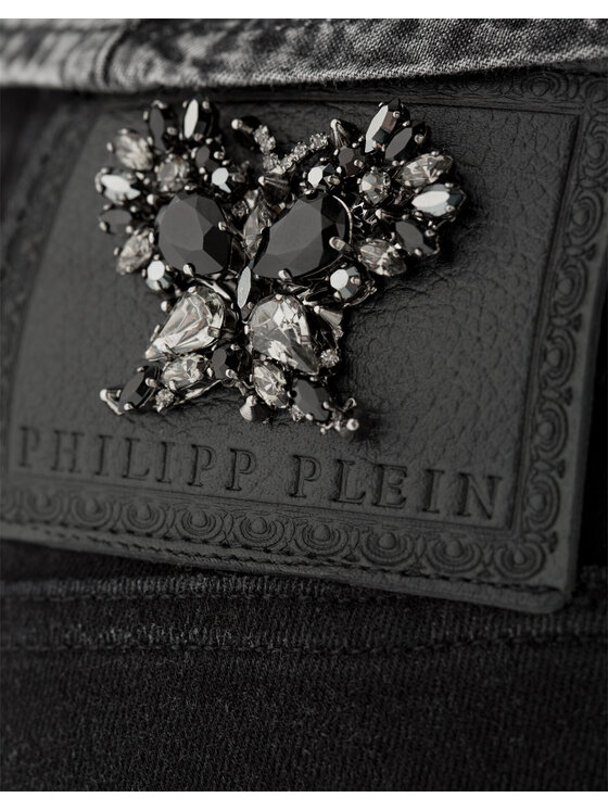 PHILIPP PLEIN PHILIPP PLEIN Džegínsy 30782 Čierna Jegging Fit