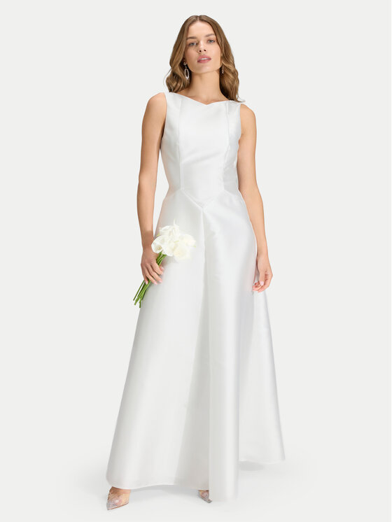 Swing Swing Φόρεμα βραδινό 5AJ16000 Λευκό Regular Fit