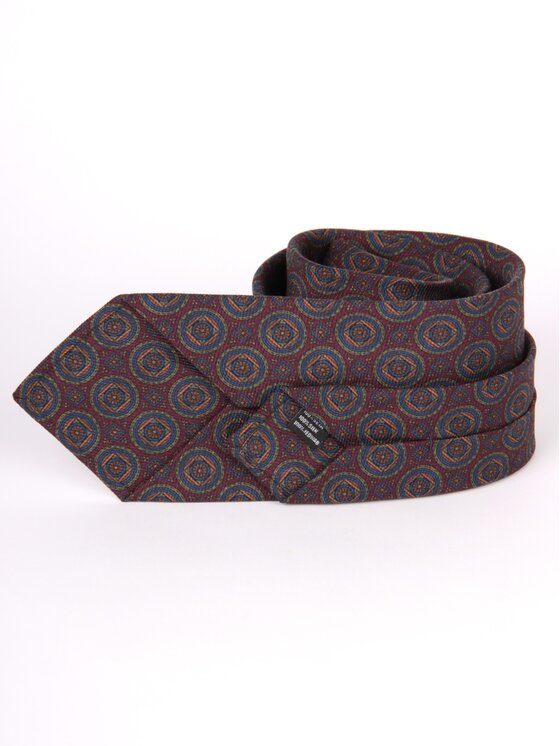 ELSNER ELSNER Γραβάτα JEDWAB ŻAKARD A1126 Μπορντό