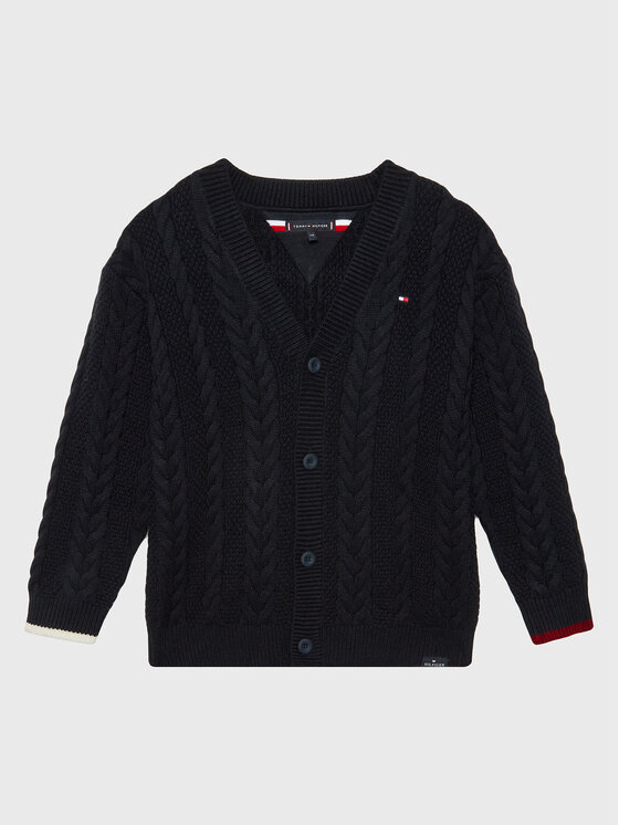 Tommy Hilfiger Tommy Hilfiger Kardigāns KB0KB07829 D Tumši zils Regular Fit