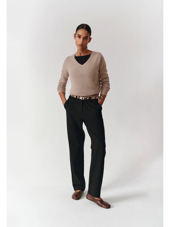 TATUUM TATUUM Sweter MERSA Brązowy Classic Fit