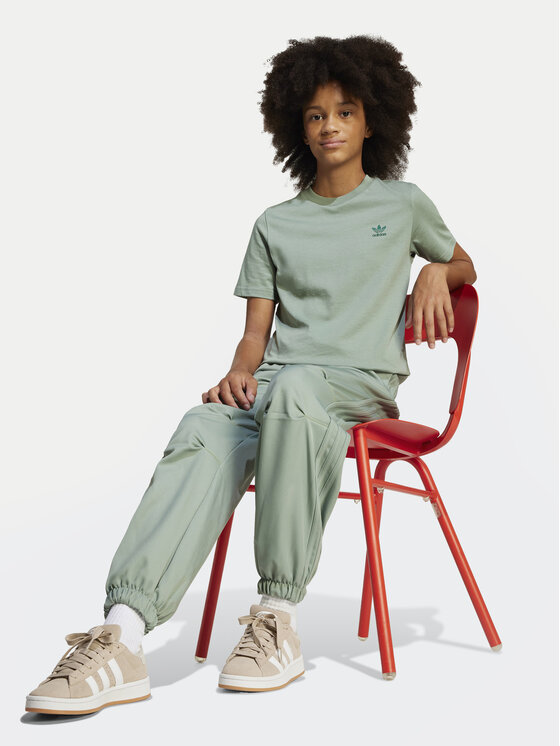 adidas adidas T-Shirt JC8418 Zielony Regular Fit