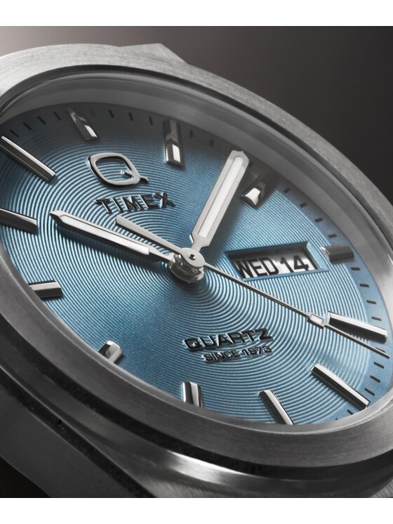 Timex Timex Zegarek TW2Y35200 Srebrny