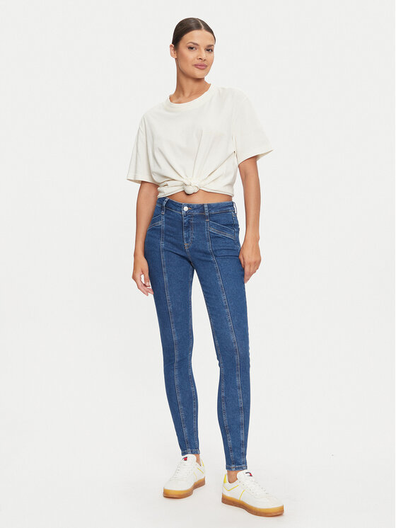 Tommy Jeans Tommy Jeans Jeansy Nora DW0DW19667 Modrá Skinny Fit