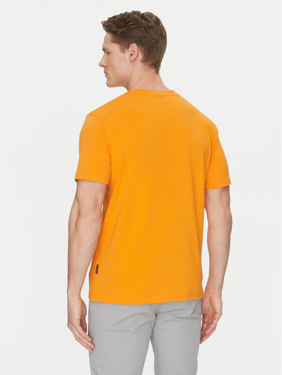 Napapijri Napapijri T-Shirt Salis NP0A4H8D Pomarańczowy Regular Fit