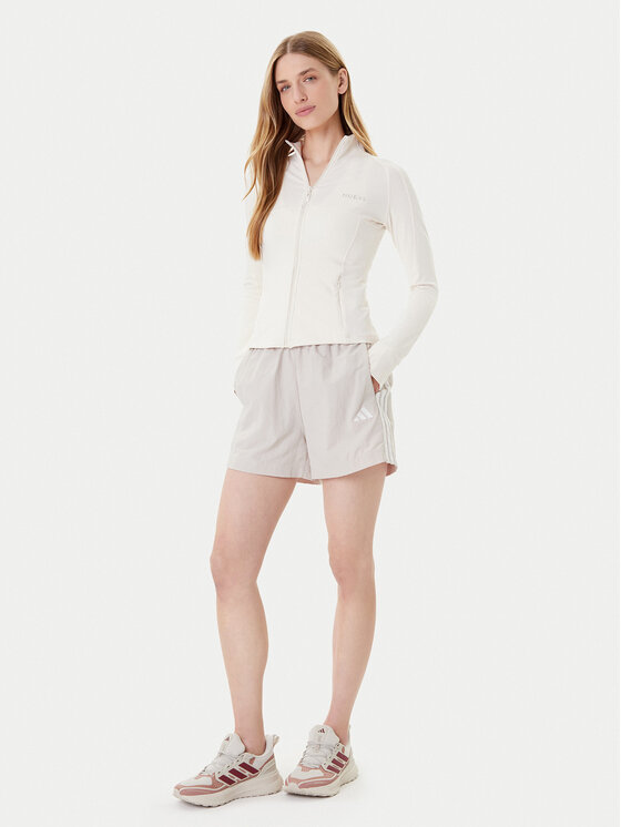 adidas adidas Pantaloni scurți sport Essentials 3-Stripes JC8165 Bej Loose Fit