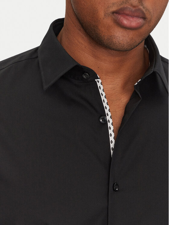 HUGO HUGO Koszula Koey 50539808 Czarny Slim Fit